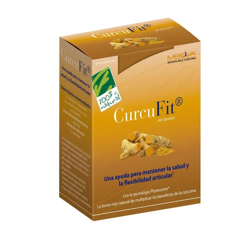 100%Natura Curcufit  , 60 cápsulas