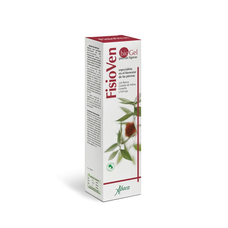 Aboca Fisioven Biogel for the Microcirculation of the Legs, with Rusco, Centella, Red Vine and Hammelis, 100 ml