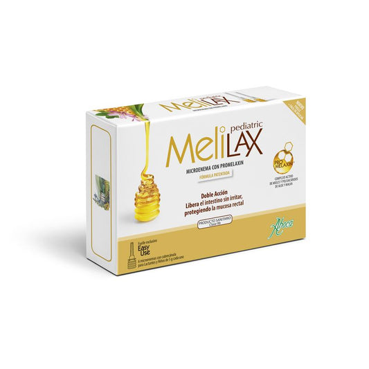 Aboca Melilax Pediatric 6 Microenemas Of 5 G Constipation Evacuative, Bowel Relief, Irritation And Inflammation