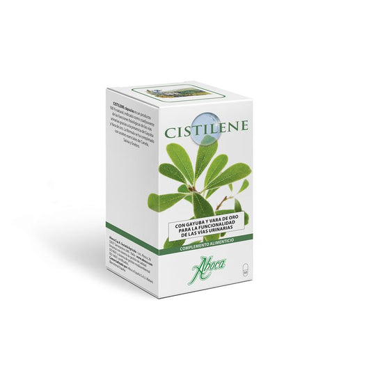 Aboca Cistilene Capsules Cystitis, Urinary Tract, 100% Natural, with Bearberry, Goldenrod and Essential Oils, 50 capsules