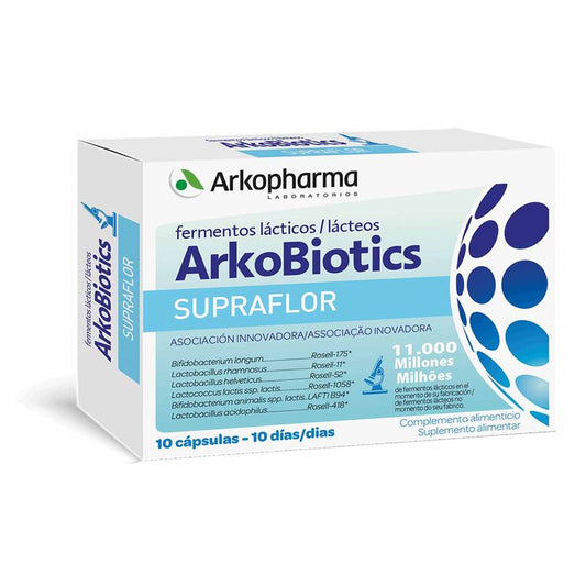 Arkobiotics Supraflor Adultos 10 Cápsulas - Arkopharma