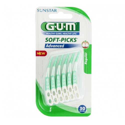 GUM SOFT PICKS ADVANCED REGULAR 30 UNIDADES