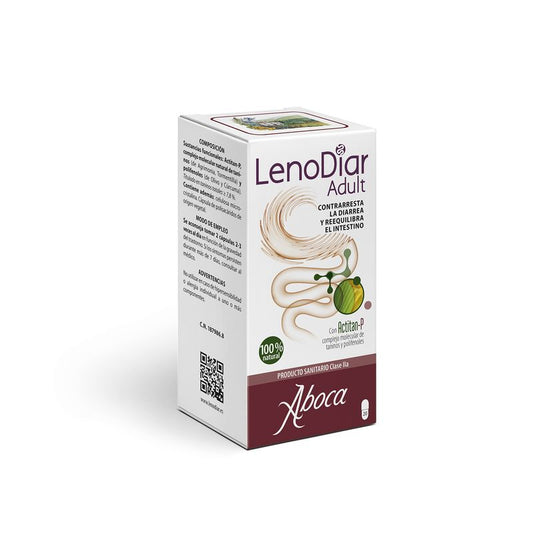 Aboca Lenodiar Adult Acute and Chronic Diarrhoea Treatment, Good Bowel Functioning, 20 capsules