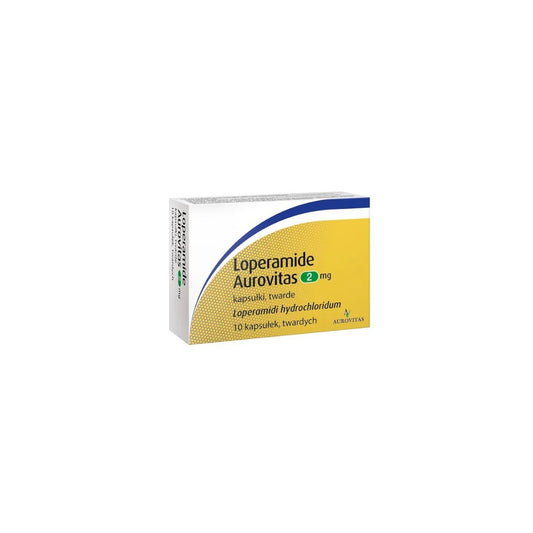 Aurovitas Loperamide 2 Mg, 10 capsules