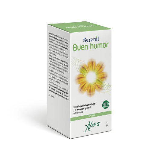 Aboca Serenil Good Humour Improves Mood, Emotional Balance And General Well-being, With Withania And Melissa, 100 capsules