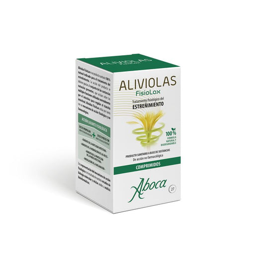Aboca Aliviolas Fisiolax Constipation, Regulates Intestinal Transit, Physiological Action, 27 tablets