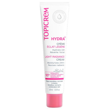 Topicrem Hydra+ Crema Hidratante Iluminadora Ligera 40 ml