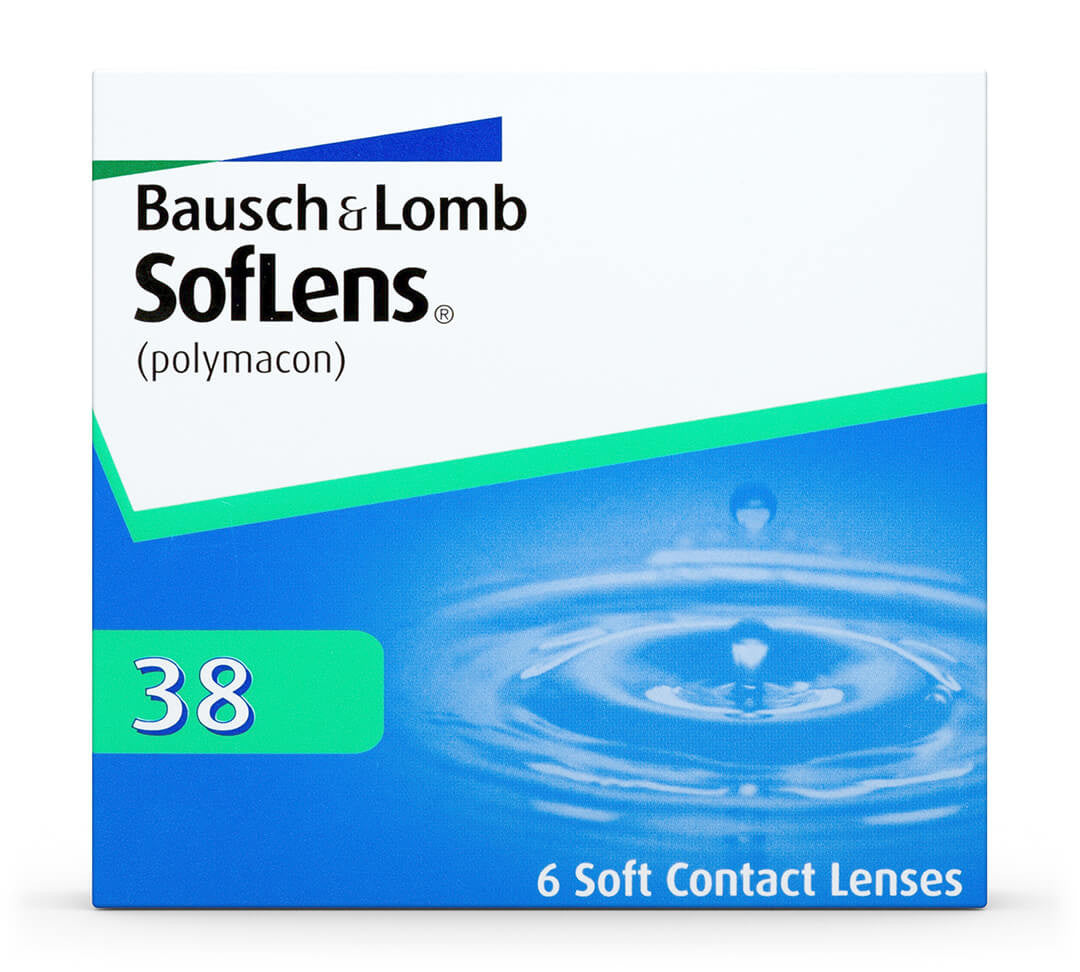 Soflens 38 Monthly Spherical Lenses , 6 units