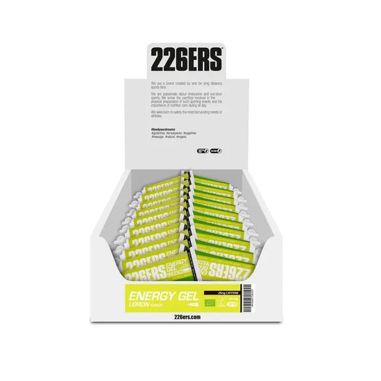 226Ers Energy Gel 25Gr  Gel Energético Limón - 25Mg Cafeína, 40x25 gr