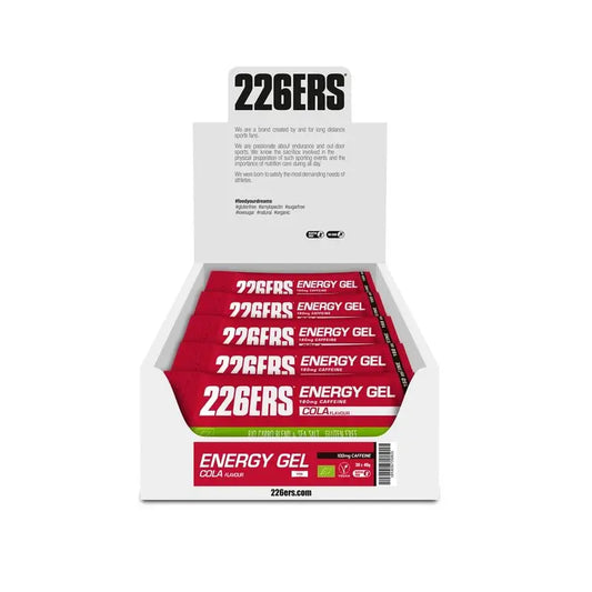 226Ers Energy Gel 40Gr  Gel Energético Cola - 160Mg Cafeína, 30x40 gr