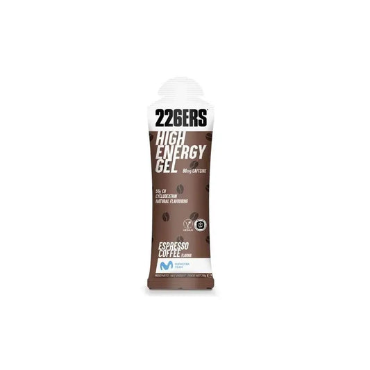 226Ers High Energy Gel Gel Energético Café Expreso Con Cafeína, 76 gr