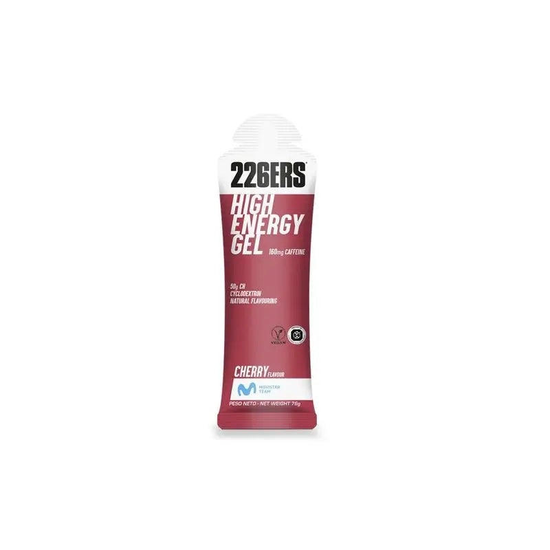 226Ers High Energy Gel Gel Energético Cereza Con Cafeína, 76 gr