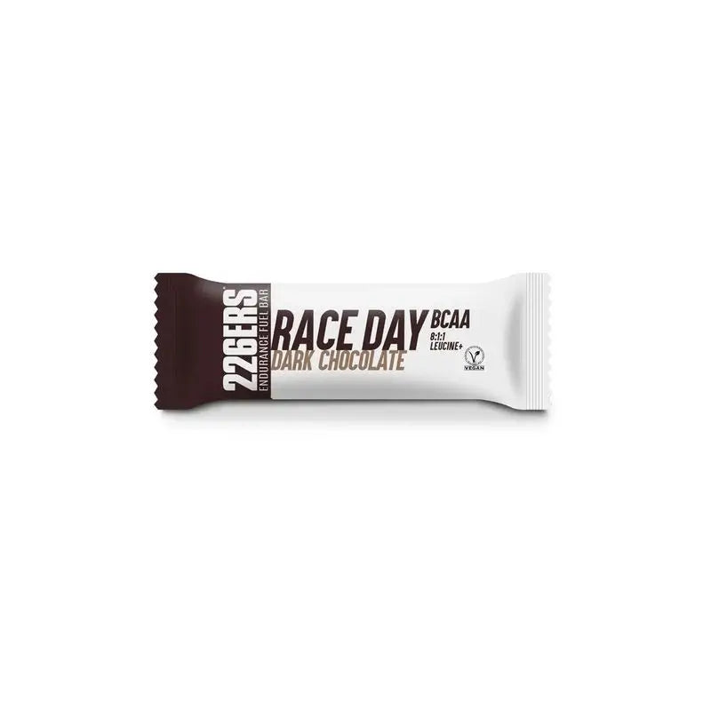 226Ers Race Day Bar - Bcaa   Barrita Energética Vegana Chocolate Negro, 40 gr