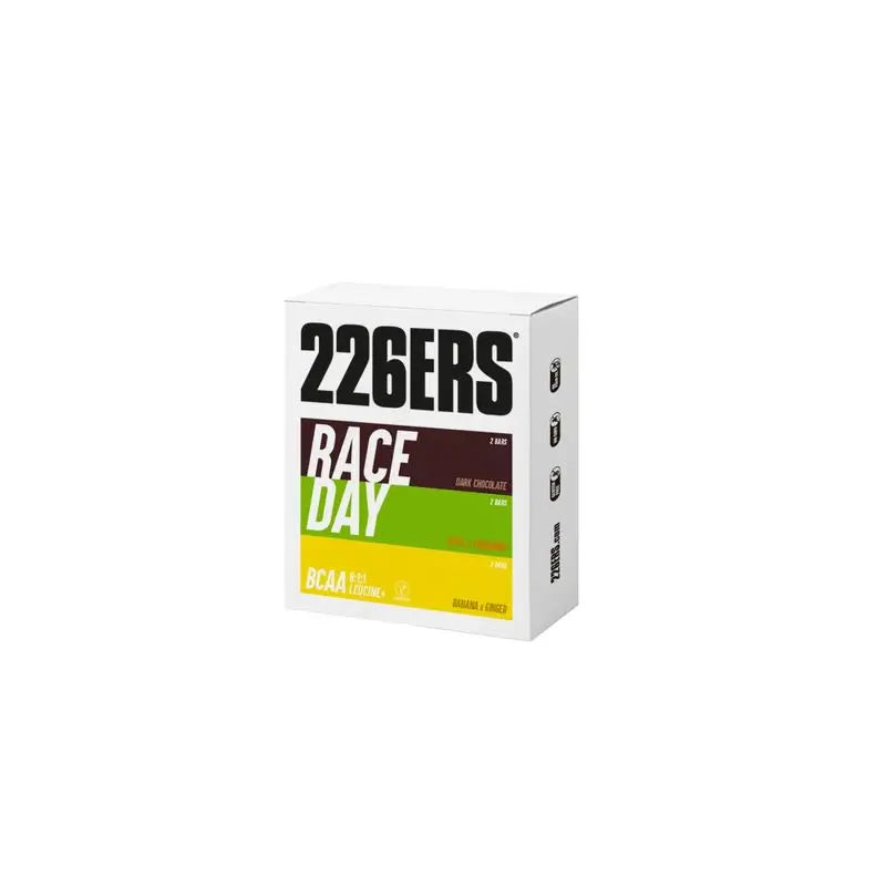 226Ers Race Day Bar - Bcaa  Barrita Energética Vegana Mix – Sabores, 6 unid