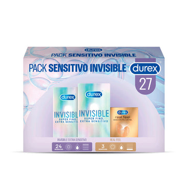 Durex Pack Sensitivo Invisible (24+3)