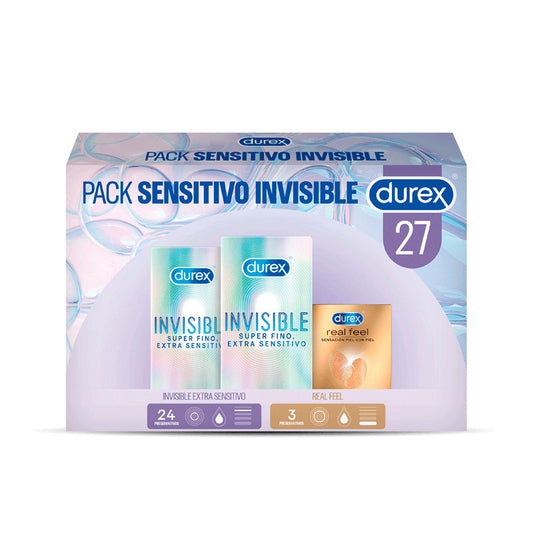 Durex Pack Sensitivo Invisible (24+3)