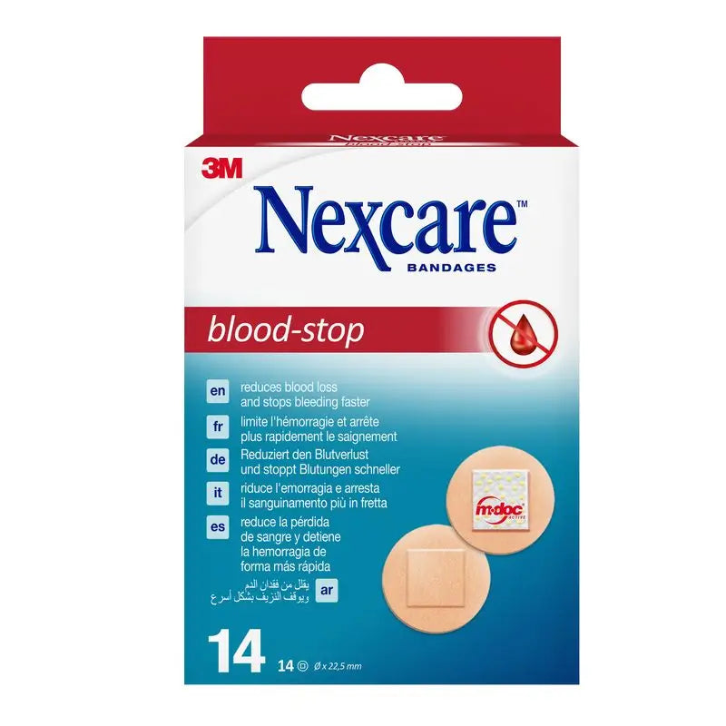 3M Nexcare Blood-Stop Aposito Coagulante 14 unidades