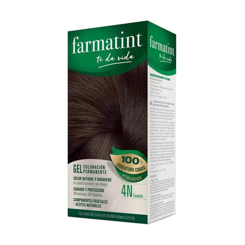 Farmatint 4N Chestnut Gel Permanent Colouring