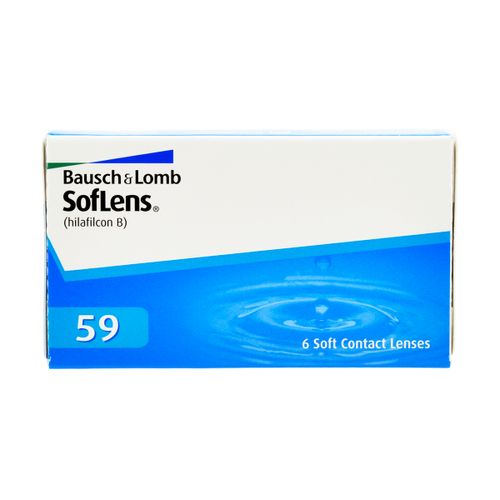 Soflens 59 Spherical Monthly Lenses, 6 units