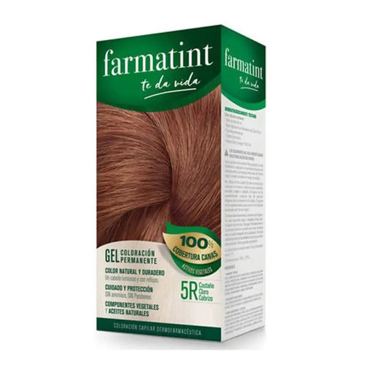 Farmatint 5R Light Auburn Copper Permanent Colouring Gel