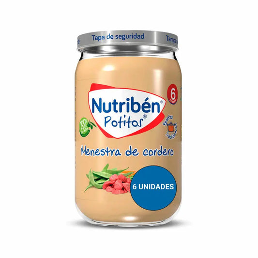 Nutriben Potito Menestra De Cordero 6x235 Gr