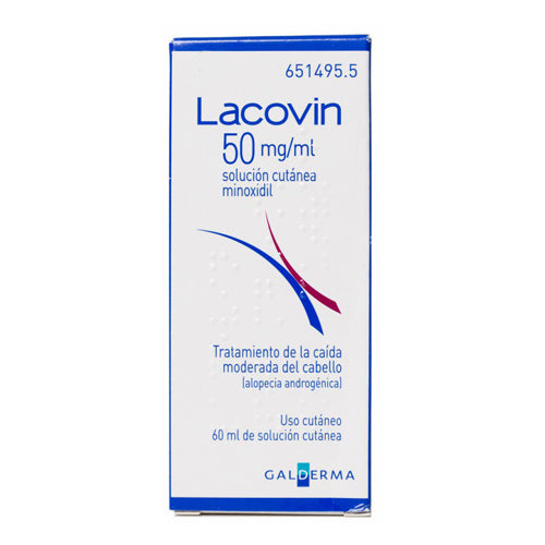 Lacovin 50 mg/ ml Minoxidil Solución Cutánea 60 ml