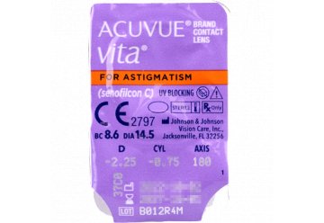 Acuvue Vita Monthly Toric Lenses , 6 units