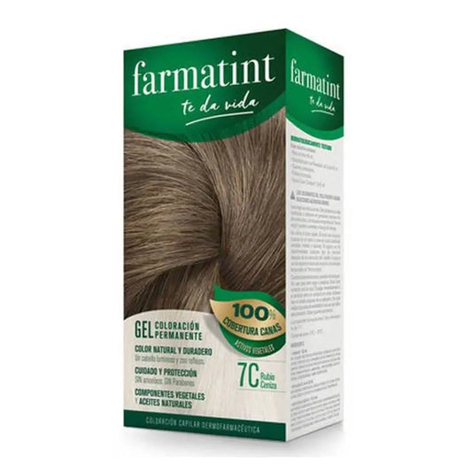 Farmatint 7C Ash Blonde Permanent Colouring Gel