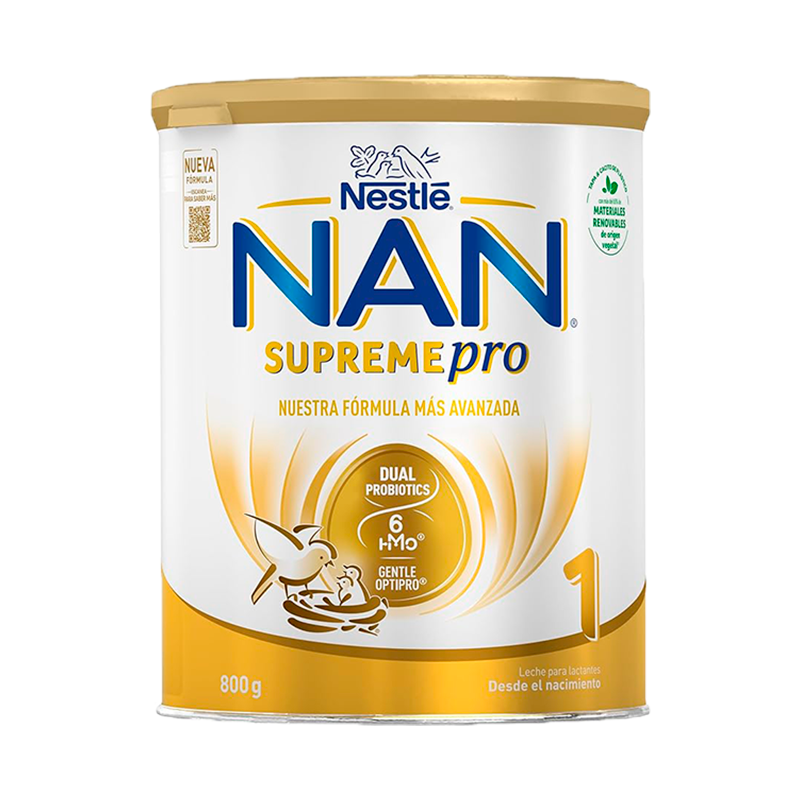 Pack 4 X Nestle Nan Supreme 1 Powdered Milk 800 gr