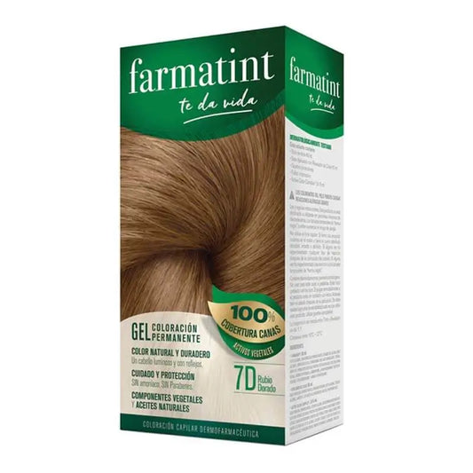 Farmatint 7D Rubio Dorado Gel Coloración Permanente