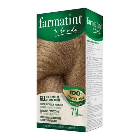 Farmatint 7N Blonde Permanent Colouring Gel