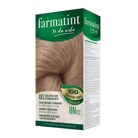 Farmatint 8N Light Blonde Permanent Colouring Gel