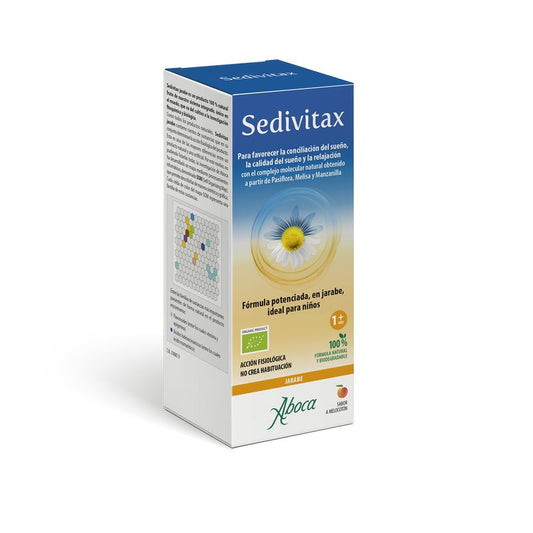 Aboca Sedivitax Pediatric Syrup Promotes Reconciliation And Improves The Quality Of Sleep And Relaxation, With Passionflower, 220 g