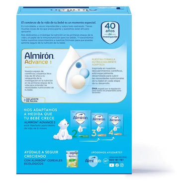 Pack 2 X Almiron Advance 1, Powdered Infant Starter Milk, from Day One, 1200g