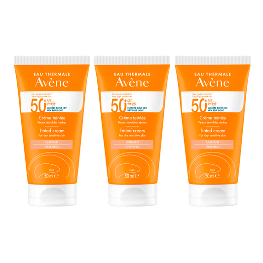 Avene Triplo Sun Cream Sensitive Skin Spf 50+ Colour 50 Ml