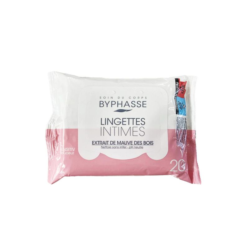 Byphasse Intimate Wipes, 20 pcs.