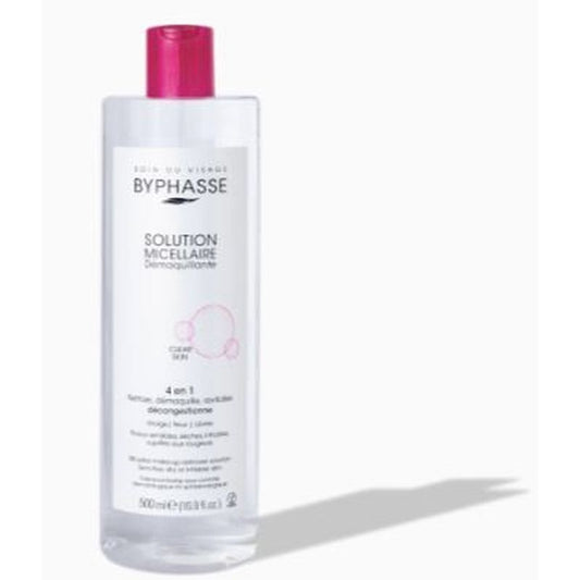 Byphasse Sensitive Skin Cleansing Micellar Make-up Remover Solution, 500 ml