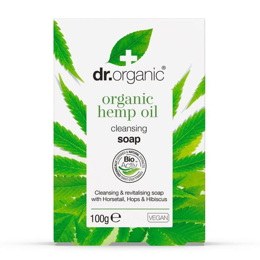 Dr. Organic Organic Hemp Oil Bar Soap 100Gr.