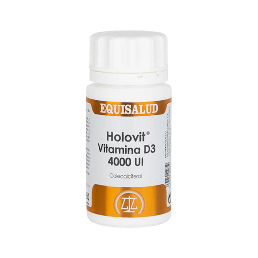 Equisalud Holovit Vitamina D3 4000 Ui Colecalciferol, 50 Cápsulas