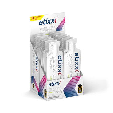 Etixx Isotonic Energy Gel Lime Flavour 12Ud.
