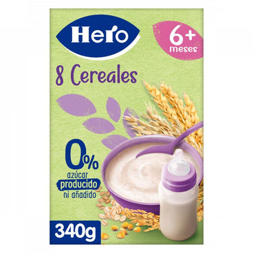 Hero Baby Cereal Cereal 8 Cereals 340G