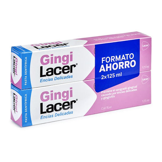 Lacer Gingilacer Toothpaste Duplo, 125 ml