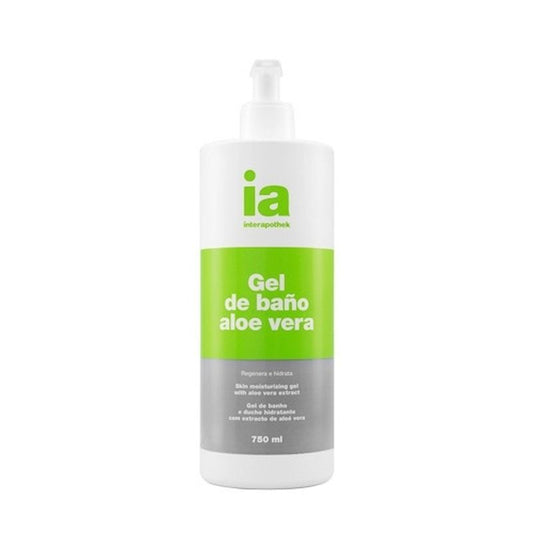 Interapothek Gel De Aloe Vera Con Dosificador, 750 ml