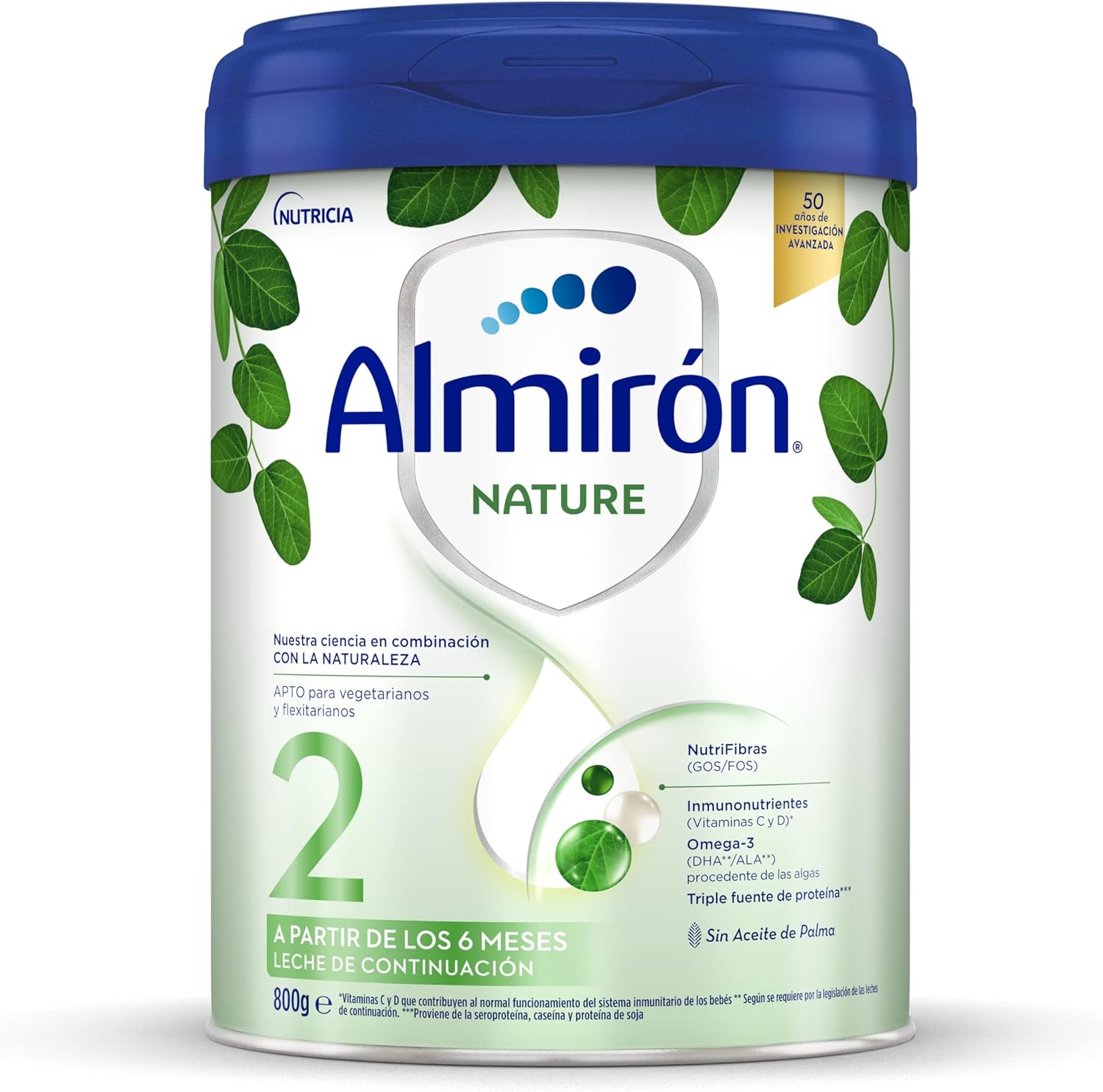 Almiron Nature 2 Follow-on Milk Powder, from 6 months, 800g