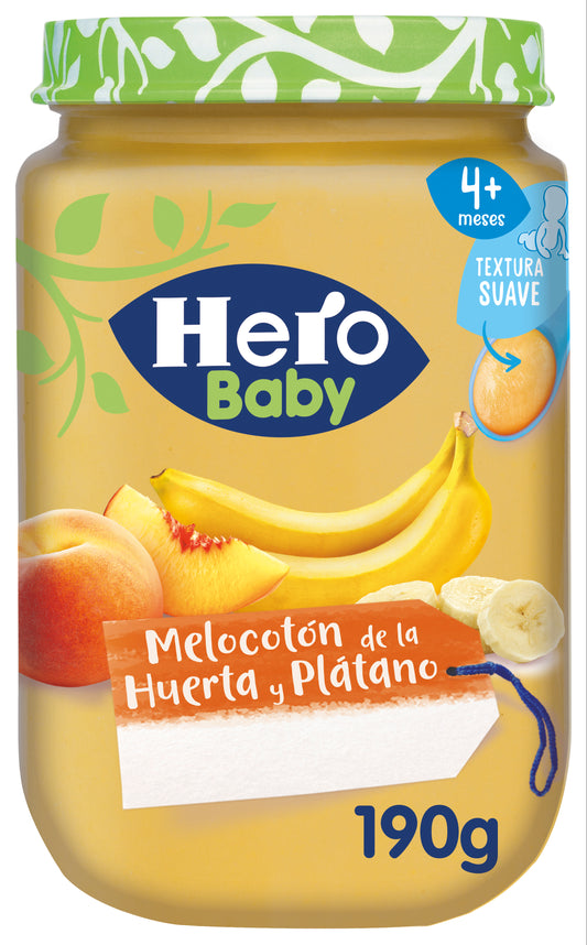 Hero Baby Peach and Banana Peach and Banana Jar, 190gr