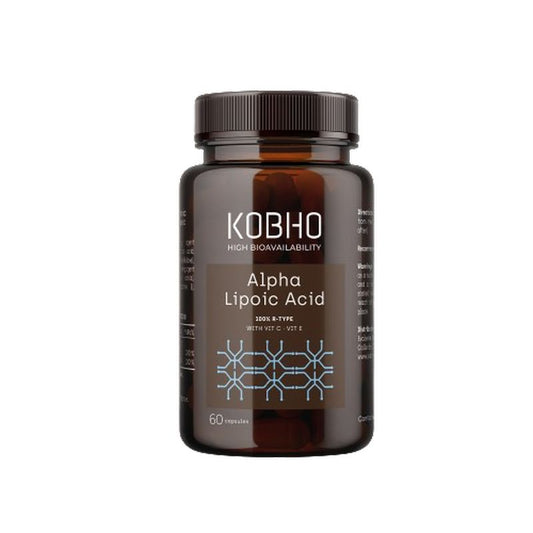 Kobho Labs Alpha Lipoic Acid Supplement, 60 capsules