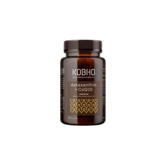 Kobho Labs Supplement Astaxanthin + Coenzyme Q10, 60 capsules