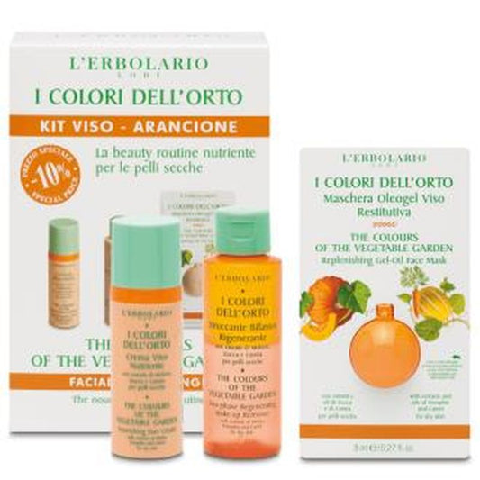 L´Erbolario Colores Del Huerto Kit Cara Desmaq Crema Mascara 
