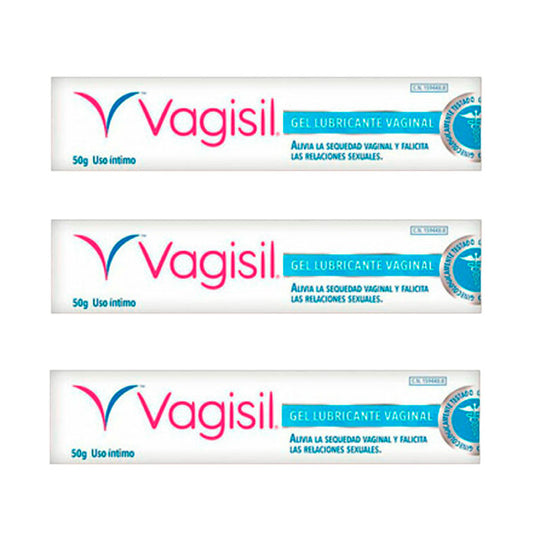 Pack 3 Vagisil Vaginal Lubricant Gel, 50gr