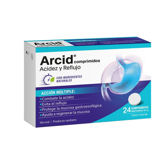 Arcid Heartburn & Reflux, 24 tablets